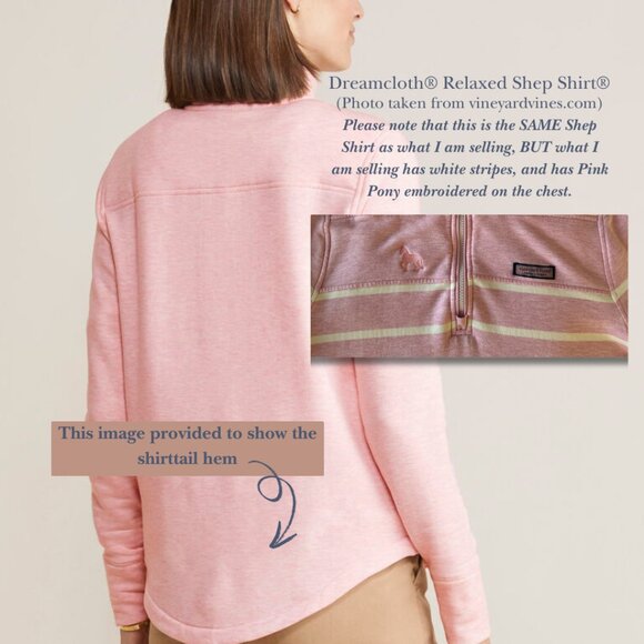 Vineyard Vines Dreamcloth® Relaxed Shep Shirt - Pink Pony Edition (Mackinac Isl) - Picture 11 of 14